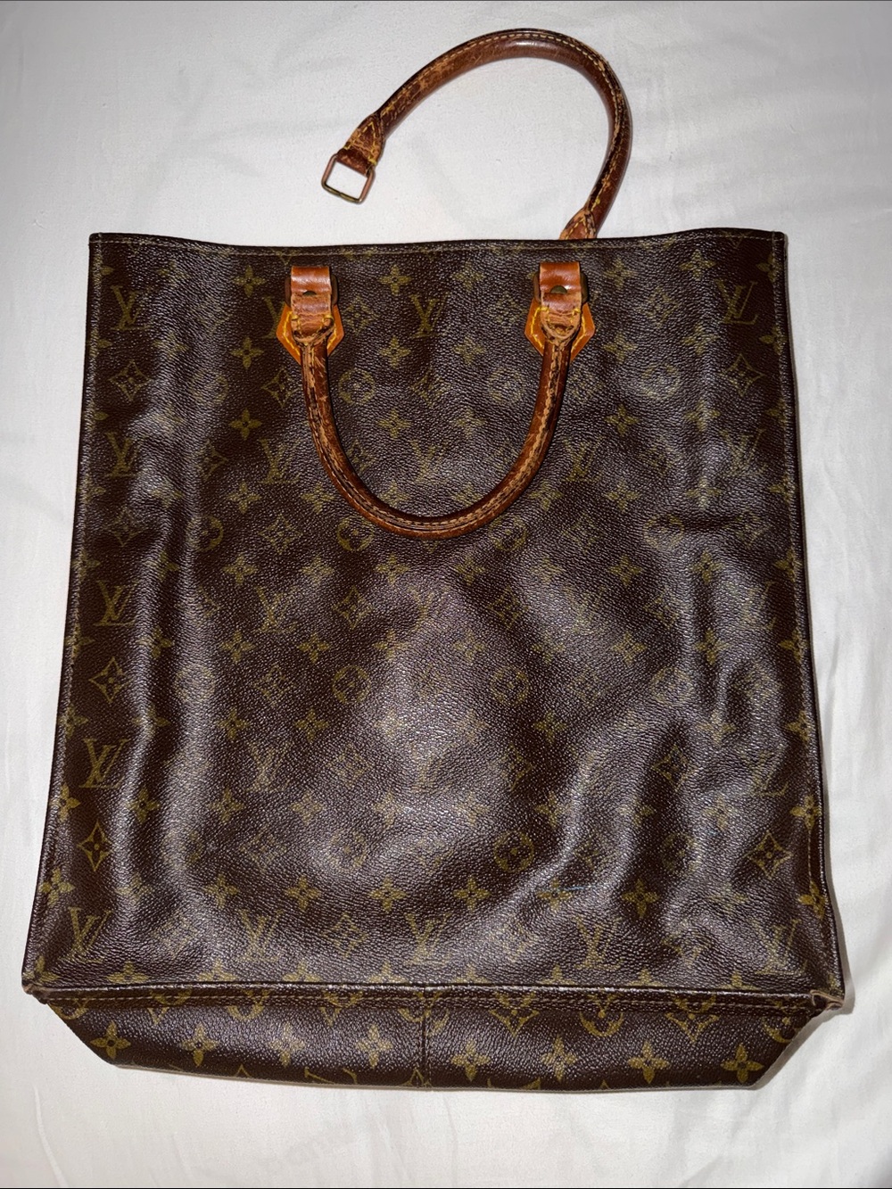 Louis Vuitton Monogram Canvas Shopper Tote in Brown